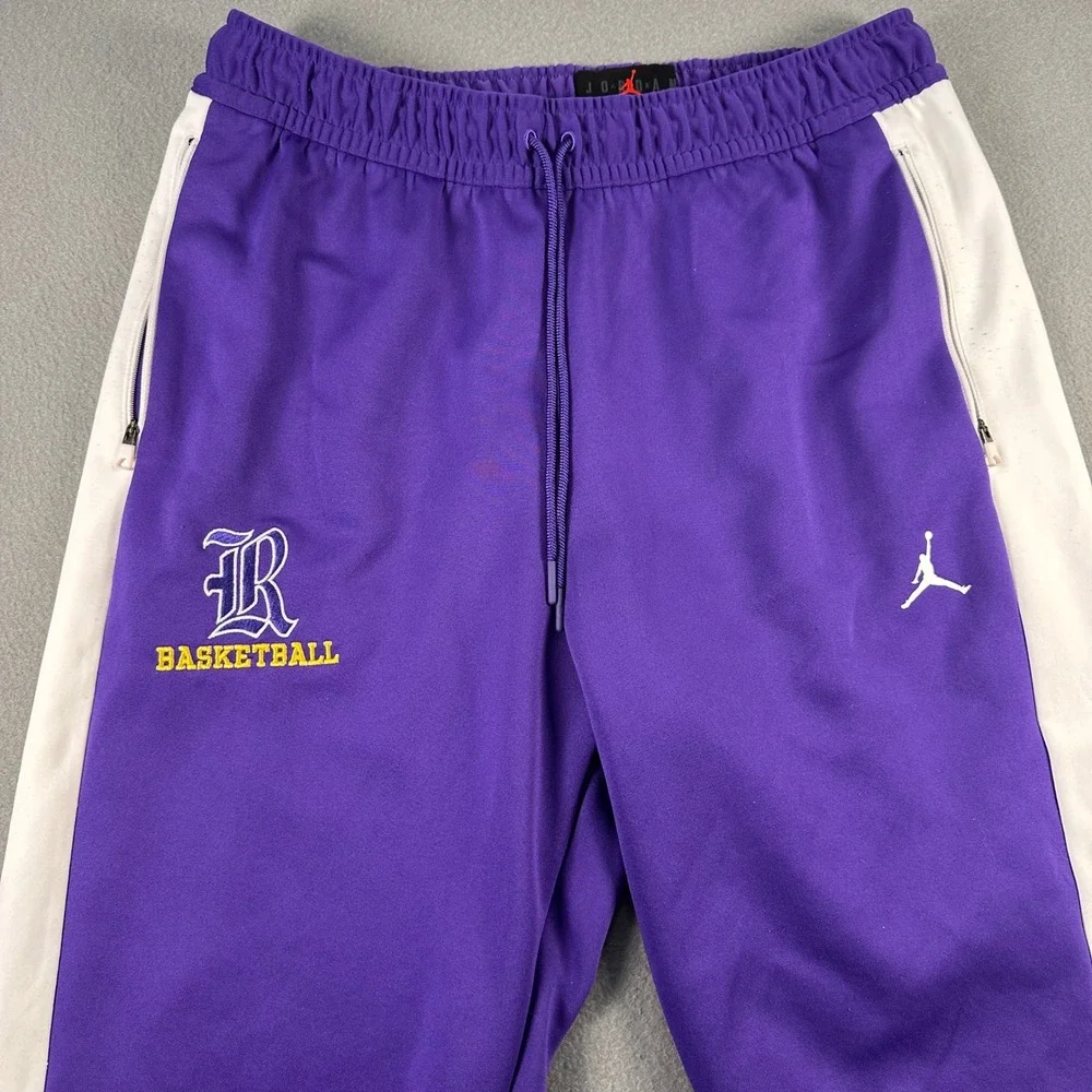 Jordan Rochester University Basketball Track Pants Purple Mens XL CN5344-546